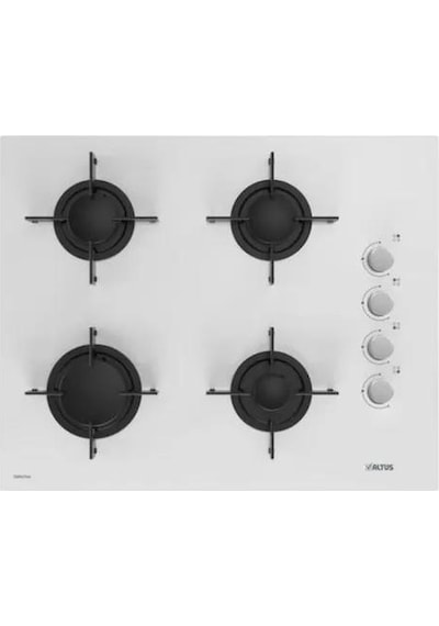 Altus ALA 322 W Turbo - ALA 159 GWH - ALA 535 HW Beyaz Cam Ankastre Set + Çelik Kettle