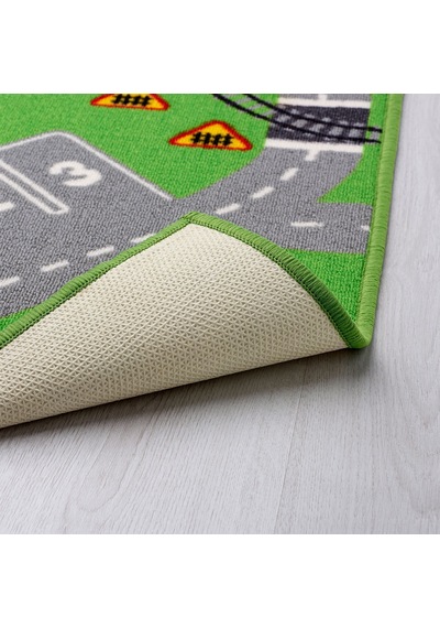 Ikea Storabo Çocuk Oyun Halısı 75 X 133 Cm Yeşil - Gri