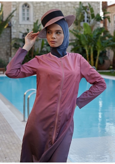 Mayovera Kapalı Mayo- Paraşüt Ombreli Tek Üst Pembe