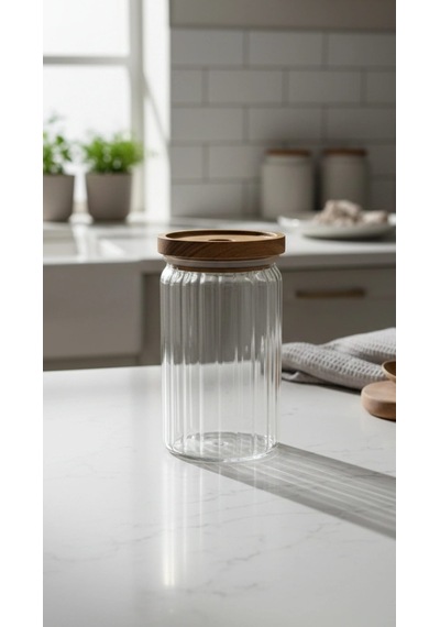 750 Ml Akasya Kapaklı Yuvarlak Cam Kavanoz Yuvarlak Baharat & Erzak Saklama Kabı Açık Kahverengi - Şeffaf 750 Ml Akasya Kapaklı Yuvarlak Cam Kavanoz Yuvarlak Baharat & Erzak Saklama Kabı Açık Kahverengi - Şeffaf