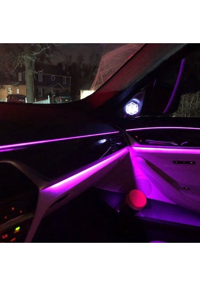 Araç Içi Atmosfer Ambiyans Led Neon Ip Led Rgb App Kontrollü