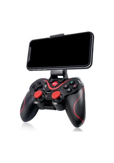 Evrensel Wireless Gamepad, Usb Kablosuz Bluetooth 5.0 Joystick Tv Box Konsol Oyun Kumandası, Android İos Cep Telefonu Tutucu İçin X3
