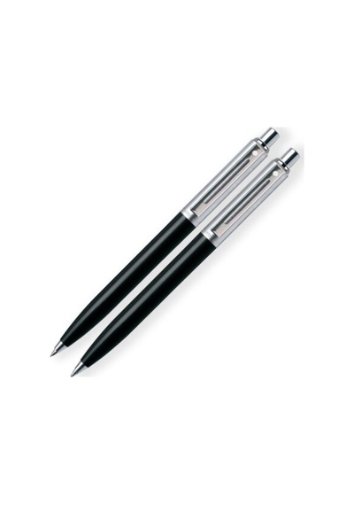 Sheaffer Sentinel Tükenmez & Versatil Kalem Seti Krom Siyah 321-9 Siyah Krom