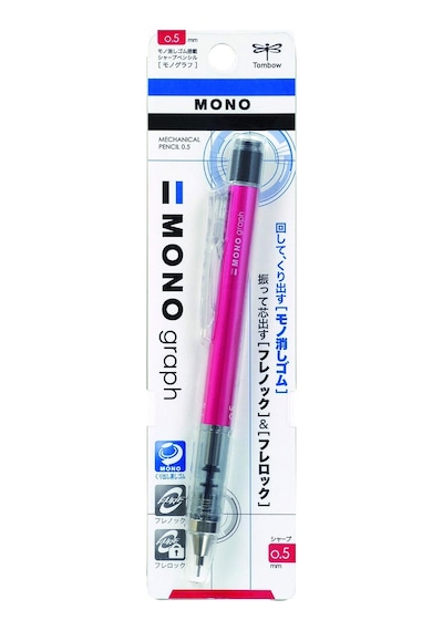 Mono Graph Mekanik Kurşun Kalem, 0,5mm Blisterli 1adet , Pembe Genel