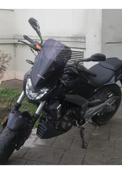 Bajaj Dominar 250 -400 Füme Ön Cam Siperlik ,biadil Marka Tur Camı 42 Cm 2017-2024 Arasmoto