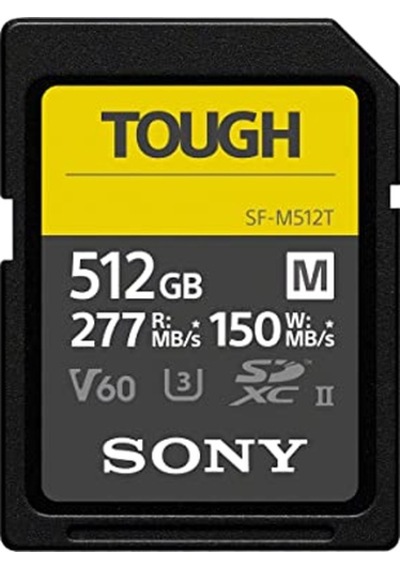 Sony Sf-m512t Dayanıklı 512 Gb Sdxc Hafıza Kartı Uhs-ıı, V60, Sınıf 10, 277 Mb/s'ye Kadar Okuma, 150 Mb/s'ye Kadar Yazma - Son Derece Sağlam, Ip68, Darbeye Ve Suya Dayanıklı Sony Sf-m512t Dayanıklı 512 Gb Sdxc Hafıza Kartı Uhs-ıı, V60, Sınıf 10, 277 Mb/s'ye Kadar Okuma, 150 Mb/s'ye Kadar Yazma - Son Derece Sağlam, Ip68, Darbeye Ve Suya Dayanıklı