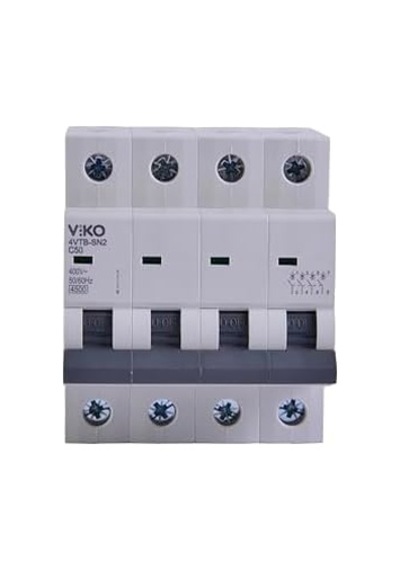 4vtb-4c50 Otomatik Sigorta 4,5ka C Tipi 4 Kutup 50a