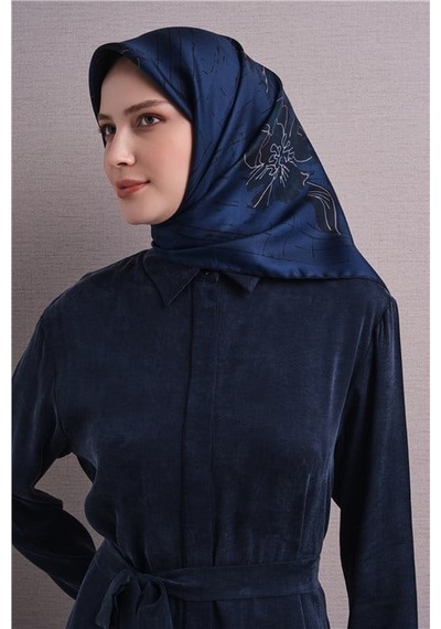 Armine Saf İpek Sura Eşarp 9617d 59 Bakır Kahve