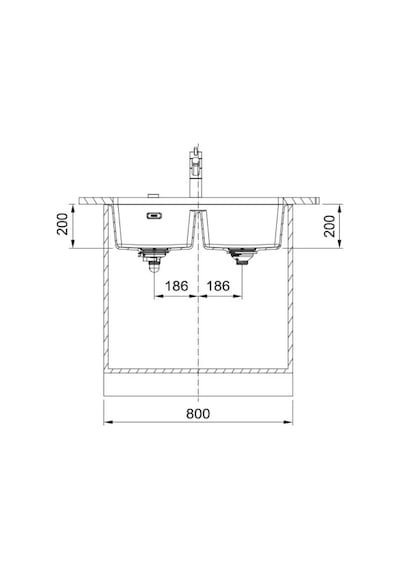 Franke Mrg 120-35-35 Bianco Tezgahaltı Eviye
