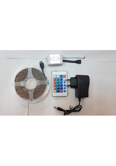 Bleu Lighting Rgb Şerit Led Seti 5 Mt Silikonlu