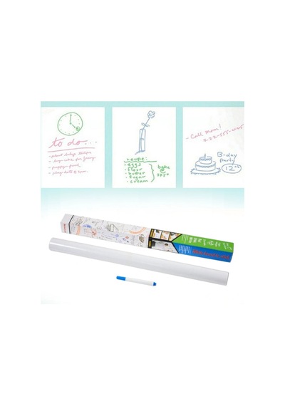 Biishe Silinebilir Kalemli Sticker Duvara Yapışabilen Yazı Tahtası 60x100 Cm