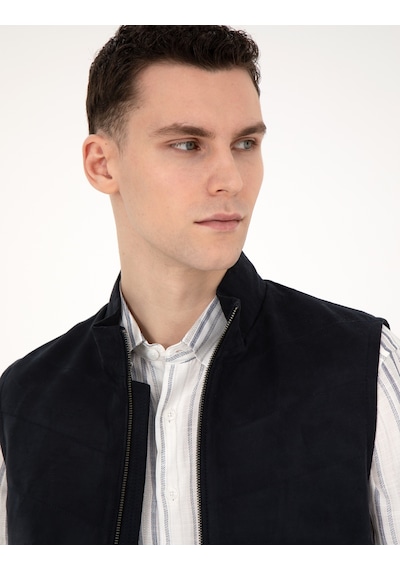 Pierre Cardin Erkek Lacivert Deri Mont-kaban 50293985-200 Lacivert