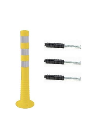 5 Adet Sarı Renk Otopark Düzenleyici 75 Cm Eco Delinatör