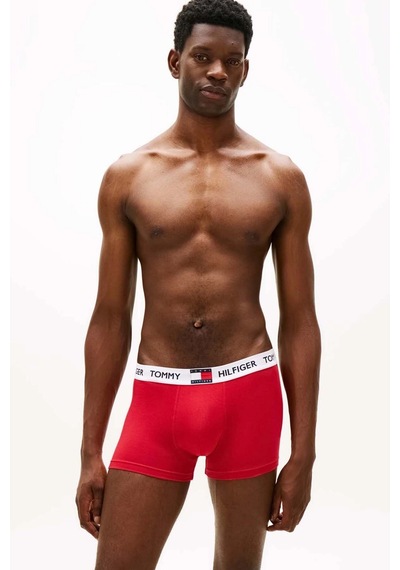 Tommy Hilfiger 3p Trunk Erkek Kırmızı Boxer - Um0um03835