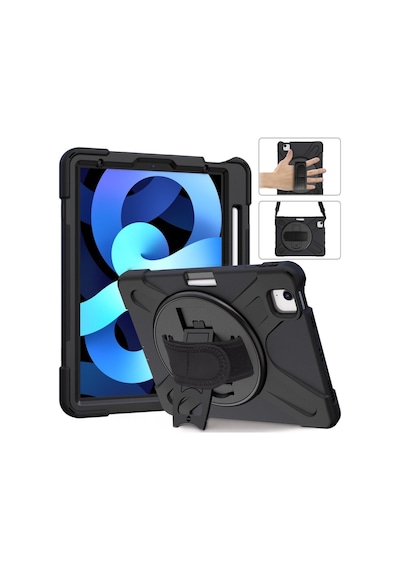 Apple Uyumlu iPad Pro 11 2. Nesil Kılıf Defender Askılı Zırhlı Tank Case A2228 A2068 A2230 A2231