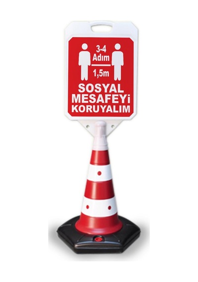 Sosyal Mesafe 1.5 Metre Uyarı Dubası