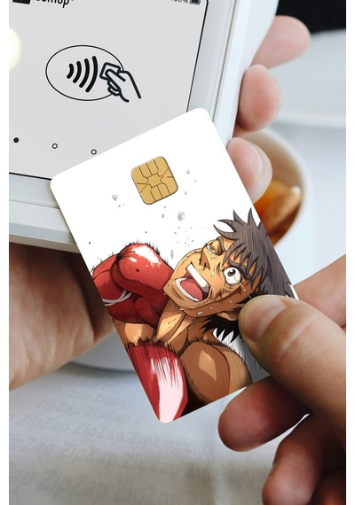 Fighting Spirit Hajime No Ippo Kart Kaplama Sticker 8 Adet Çok Renkli