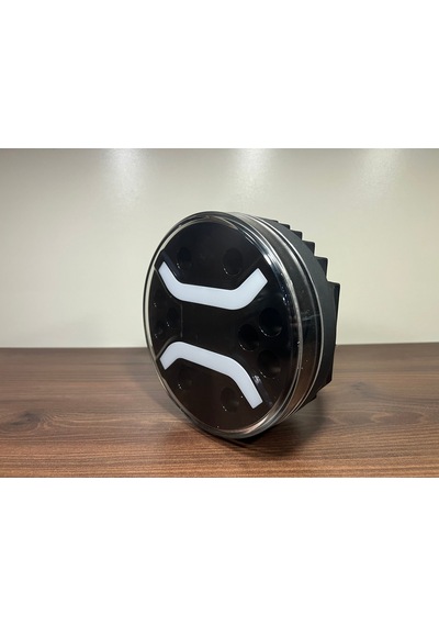 Parantez Model Yuvarlak Sis Lambası 3 Modlu 12-24 Volt