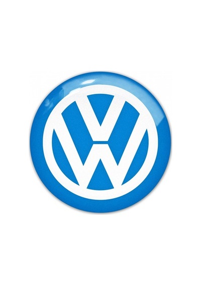 Volkswagen 3D Sticker Mavi 2 Adet