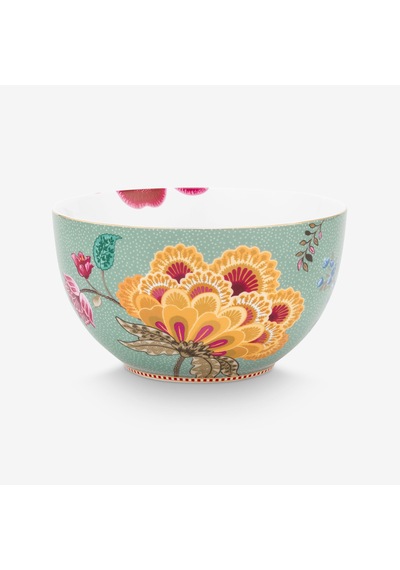 Mavi Porselen Servis Kasesi 18 Cm