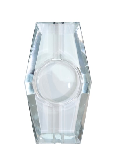 Premiumquality Şeffaf Kristal İkili Puro Küllüğü - Tr9745