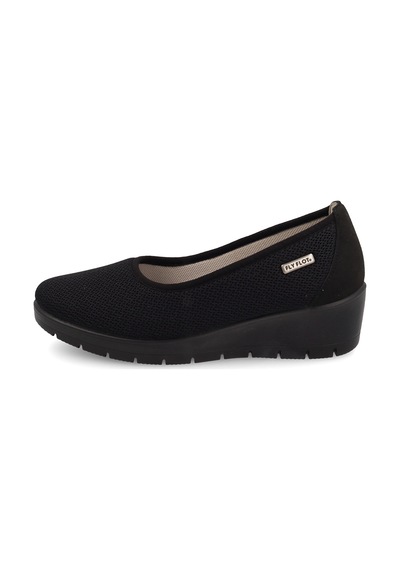 Sneaker Günlük Kadın 18 X15 78 Fly Flot Cloth Shoe Black Siyah
