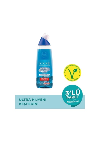 Viking Premium Çamaşır Suyu Sandal Ağacı 750 Ml 3 Adet 1000'li Set