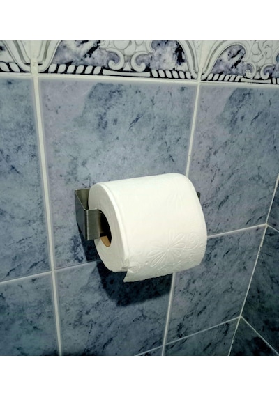 Kendinden Yapışkanlı Wc Kağıtlık Krom Krom