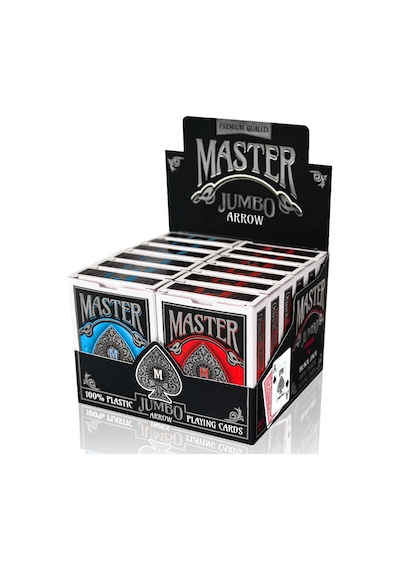 Ks Games Master Jumbo Arrow Plastik Oyun Kağıdı Mavi