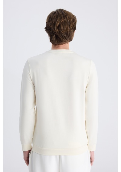 D'S Damat Ds Damat Regular Fit Ekru Düz Pamuklu Sweatshirt 5hce247021053 Çok Renkli