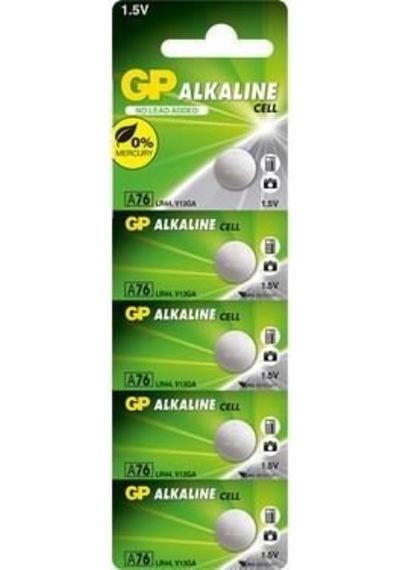 Gp Lr 44-a76 Ag13 1.5 Volt Düğme Pil-5 Li Kart