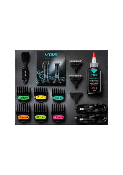 V-889 S2 Profesyonel 9000 Rpm Yüksek Hız Metal Gövde Şarjlı Saç Ve Sakal Çizim