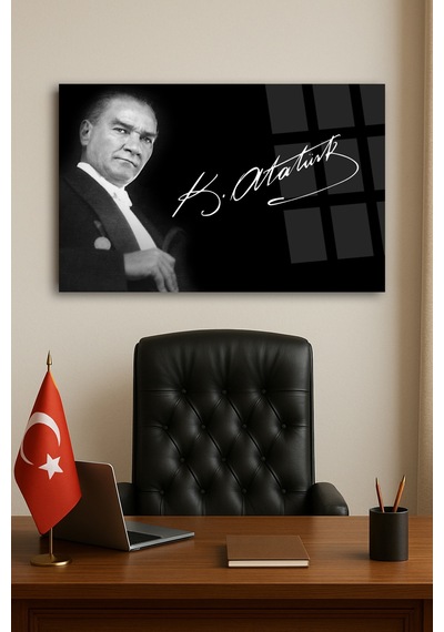 Atatürk İmzalı Atatürk Cam Tablo Modern Sanat Tablosu Canlı Renkli Baskı Ofis Ve Çalışma Odası Anlamlı Hediye Seçeneği Kolay Montaj Askılı Atatürk İmzalı Atatürk Cam Tablo Modern Sanat Tablosu Canlı Renkli Baskı Ofis Ve Çalışma Odası Anlamlı Hediye Seçeneği Kolay Montaj Askılı