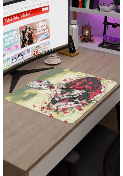 Noelle Genshin Impact Anime Oyuncu V5 - 48x40 Xl Gaming Mouse Pad Fare Altlığı