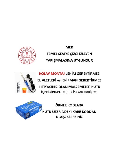 2wd Multitron Araç Kiti V1çizgi İzleyen Engelden Kaçan Bluetooth Demonte