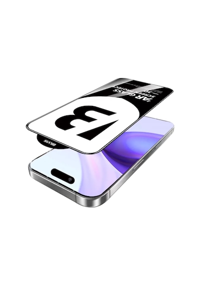 Newface Apple İphone 15 Pro Max Bilvis 5d Super Clear Diamond Cam Ekran Koruyucu