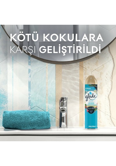 Glade Aerosol Okyanus Ortam Oda Kokusu Sprey 300ml - 12'li Paket Diğer