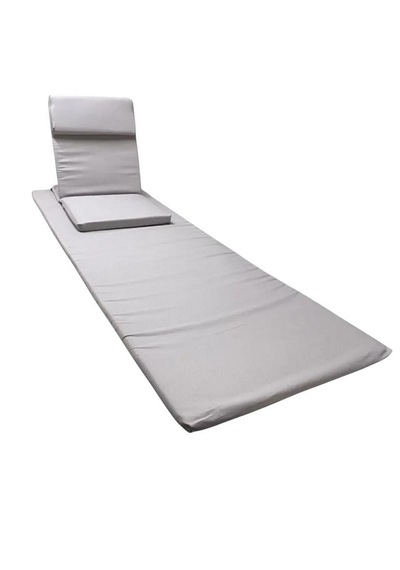 Backjack Meditasyon Sandalyesi Destekli Yer Minderi + 60x180 Kumaş Mat - Backjack 3xl Gri