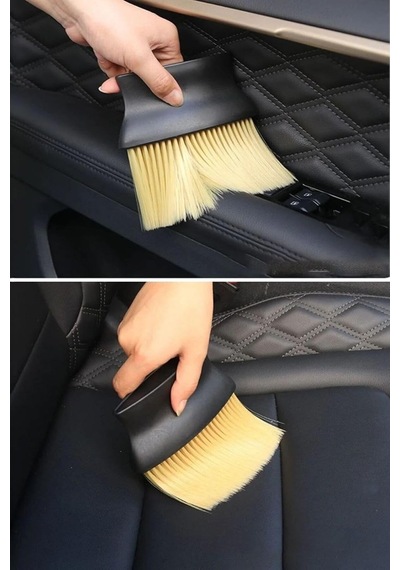 Buffer Yumuşak Kıllı Ve Ergonomik Saplı Araç İçi Detaylı Toz Temizleme Fırçası Diğer