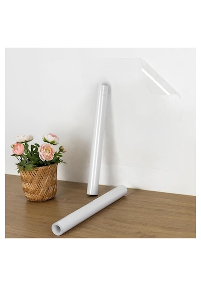 Şeffaf Eşya Koruyucu Film 3 Metre X 45 Cm Pvc Mobilya Yüzey Koruma -