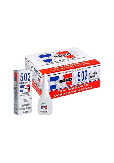 Japon Yapıstırıcı Evobond 502 Yapıştırıcı 20 G - 2 Adet