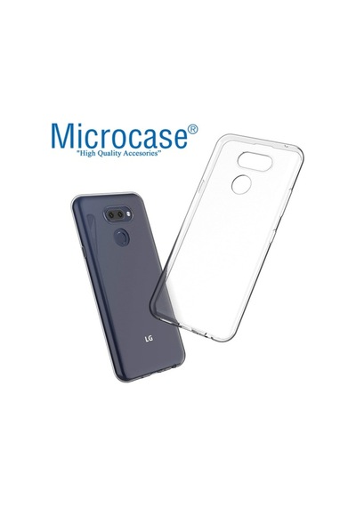 Microcase LG Uyumlu K40S Ince 0.2 Mm Soft Silikon Kilif + Cam(Seç) 434433543
