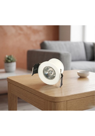 1 Adet Cata Ct 5270 Yıldız 1.5w Sıva Altı Led Spot Beyaz Kasa Beyaz Işık 6400k Rekli