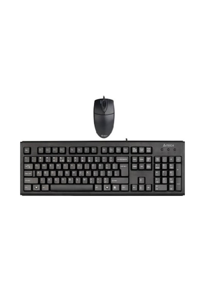 A4 TECH KM-72620D TÜRKÇE USB MULTİMEDYA SİYA   Q KLAVYE+MOUSE