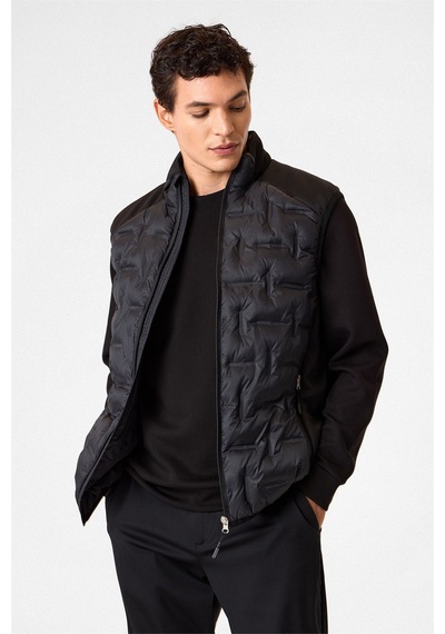 Backandbond Regular Fit Siyah Dolum Yelek Çok Renkli