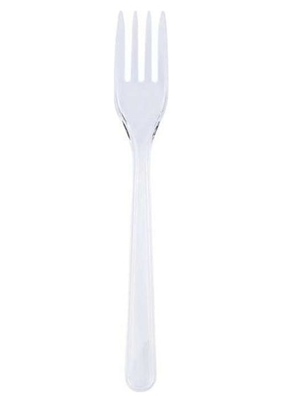 Plastik Çatal Kalın 100'lü