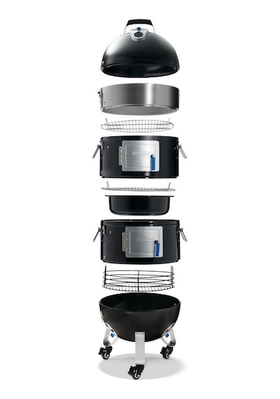 Apollo 5in1 22 Kömürlü Smoker Siyah