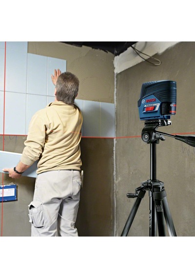 Gcl 2-50 C Çizgi Lazer 20m Çalışma Alanı Alıcı İle 50 M , 4 X Aa Pil, Ip 54 Toza Karşı Koruma Sistemi, Kırm