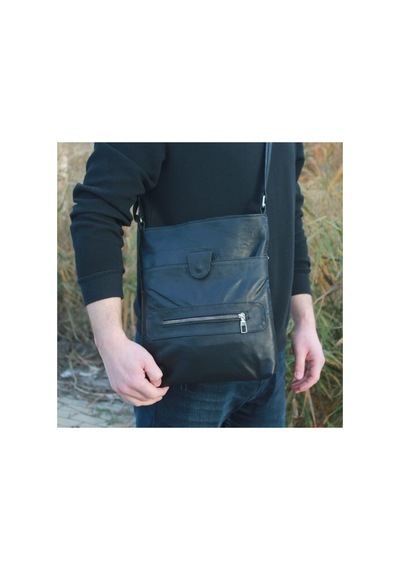 Bag Ard Bagard Hakiki Deri Crossbody Postacı Çanta 4005heybefermuarlı Siyah