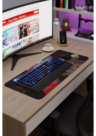 Apex Legends Kaymaz Dikişli Kauçuk Oyuncu Mousepad V5 - 70x30 Xl Gaming Mouse Pad Fare Altlığı